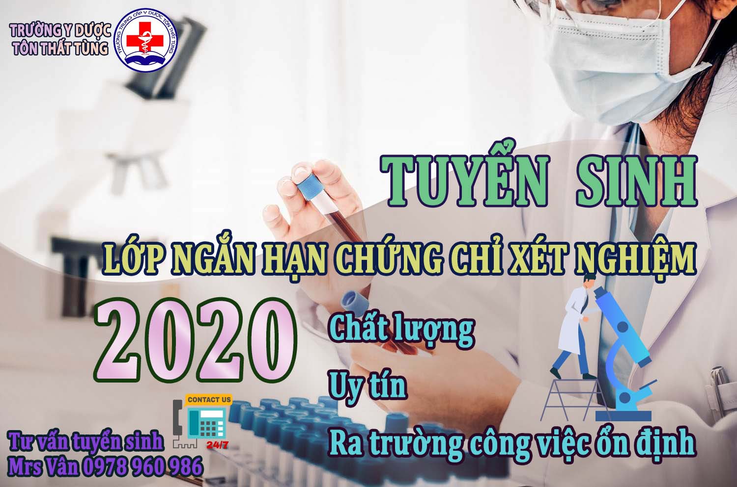 Lớp ngắn hạn chứng chỉ xét nghiệm