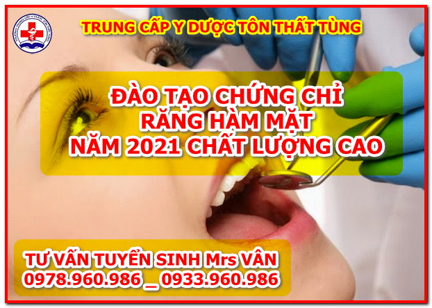 chứng chỉ răng hàm mặt