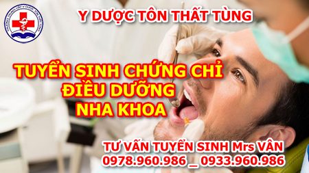 Tuyển sinh chứng chỉ điều dưỡng nha khoa học thứ 7, chủ nhật