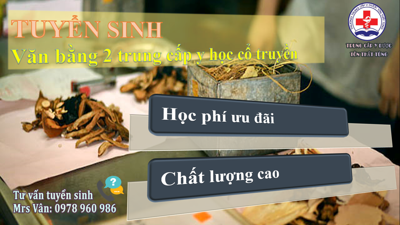 văn bằng 2 trung cấp y học cổ truyền