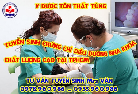 học chứng chỉ điều dưỡng nha khoa