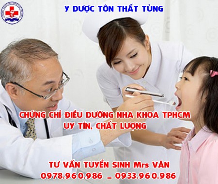 chứng chỉ điều dưỡng nha khoa