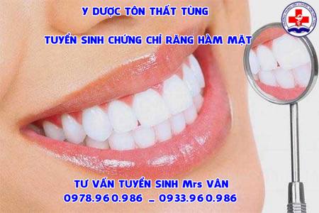 chứng chỉ răng hàm mặt