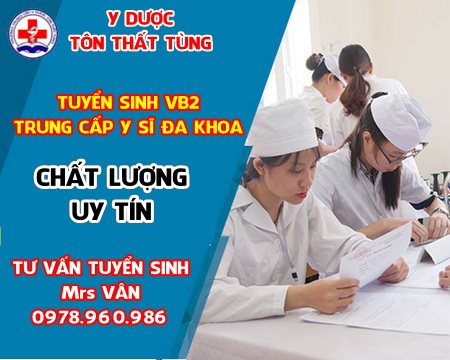 văn bằng 2 trung cấp y sĩ đa khoa