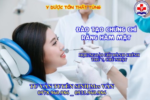 Đào tạo chứng chỉ răng hàm mặt 