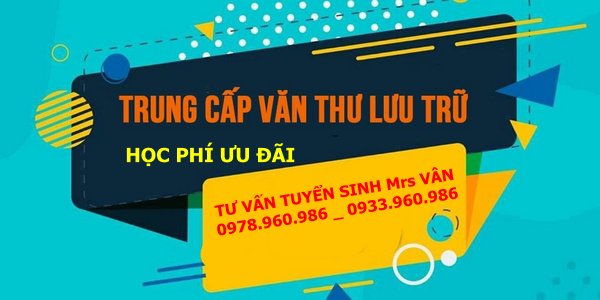 Học phí ngành trung cấp văn thư 