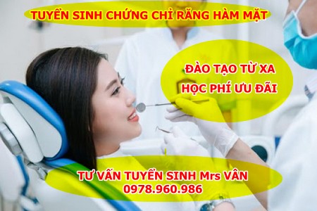 Đào tạo chứng chỉ răng hàm mặt từ xa năm 2022