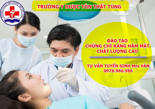 Đào tạo chứng chỉ răng hàm mặt từ xa năm 2022