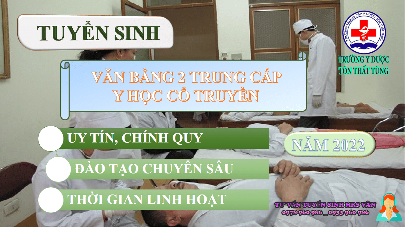 Địa chỉ đào tạo văn bằng 2 trung cấp y học cổ truyền uy tín tại tp.HCM