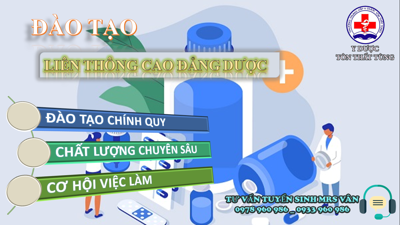 Đào tạo liên thông cao đẳng dược chính quy nhất tại tp.HCM.