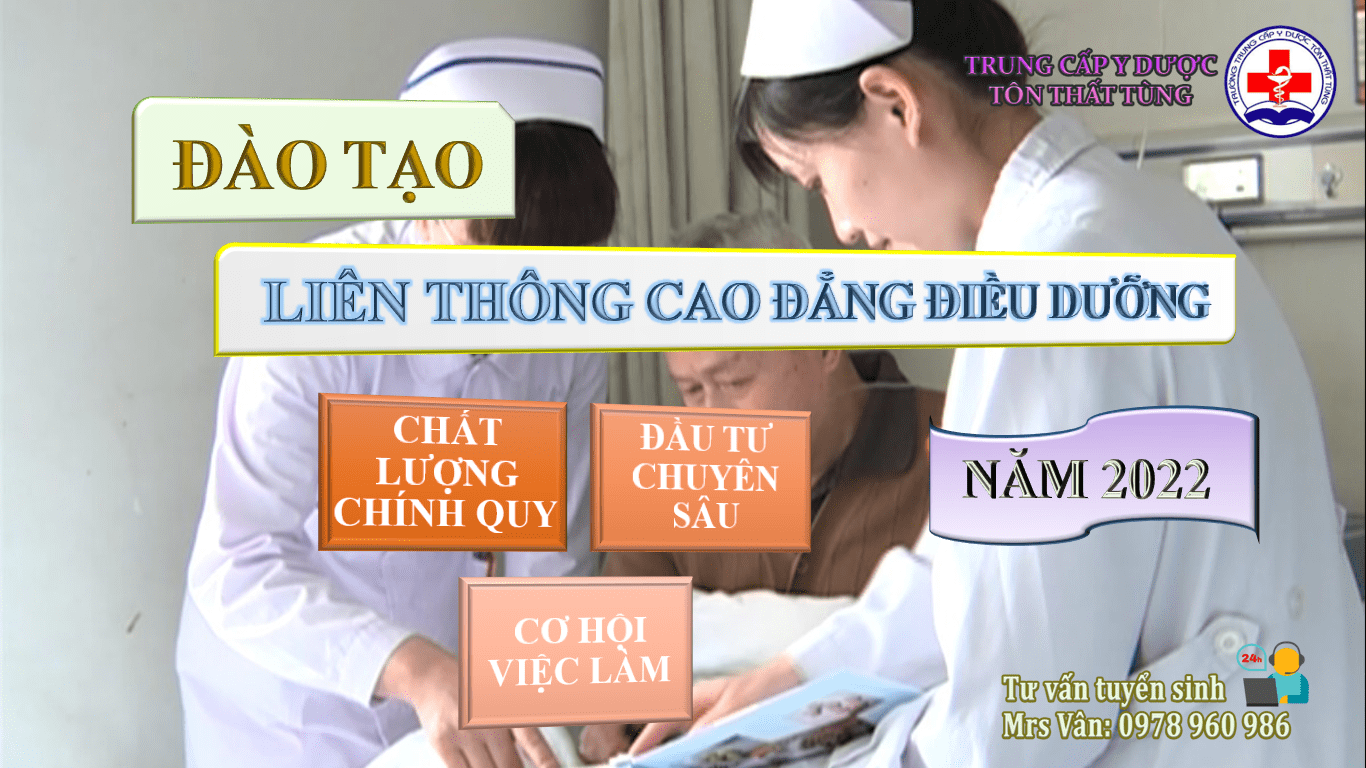 Rộng mở tương lai khi theo học liên thông cao đẳng điều dưỡng tại tp.HCM.