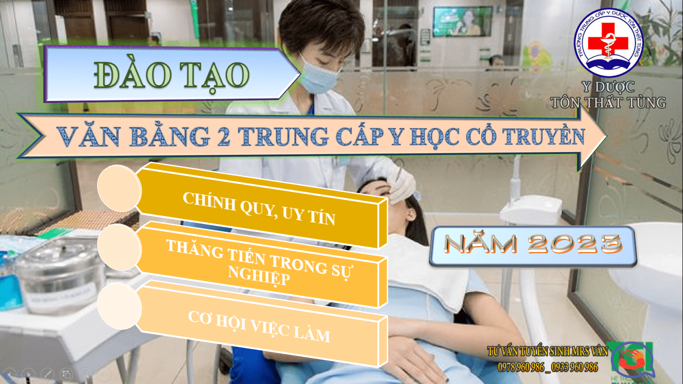 Khóa học chứng chỉ ngắn hạn răng hàm mặt tại Trường trung cấp y dược Tôn Thất Tùng