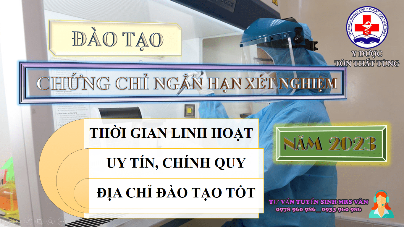 Cơ hội việc làm rộng mở khi học chứng chỉ ngắn hạn xét nghiệm