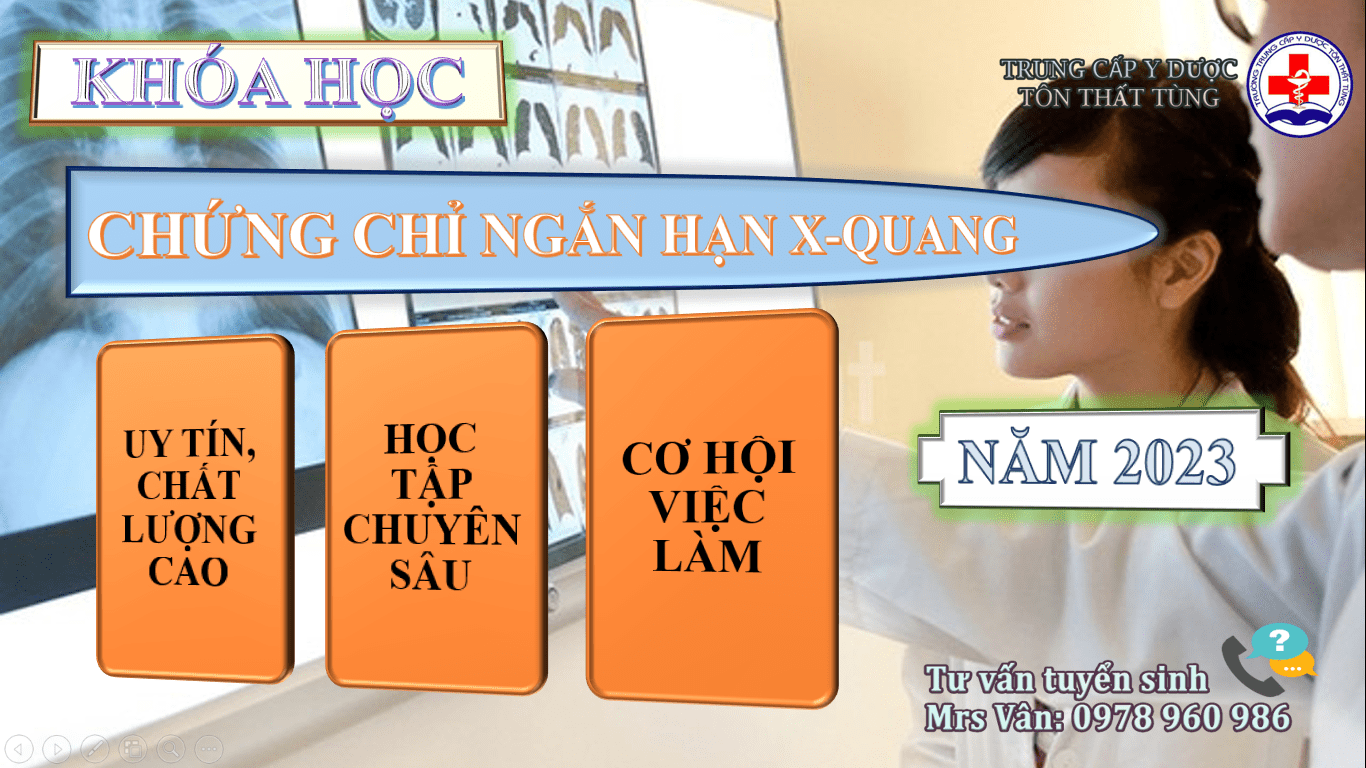 Học phí khóa học chứng chỉ ngắn hạn x-quang hiện nay là bao nhiêu?