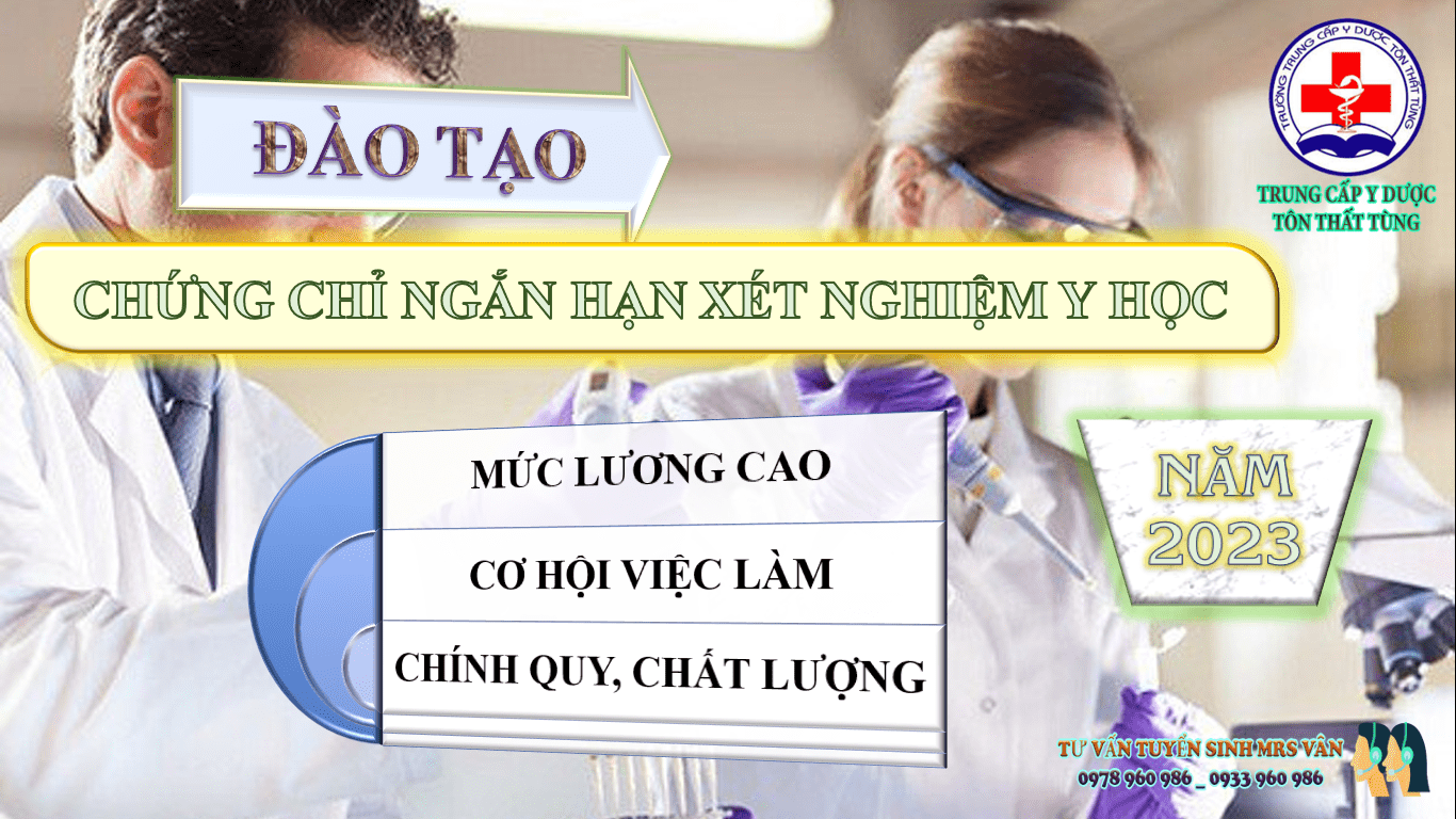 Đào tạo chứng chỉ ngắn hạn xét nghiệm chất lượng cao năm 2023