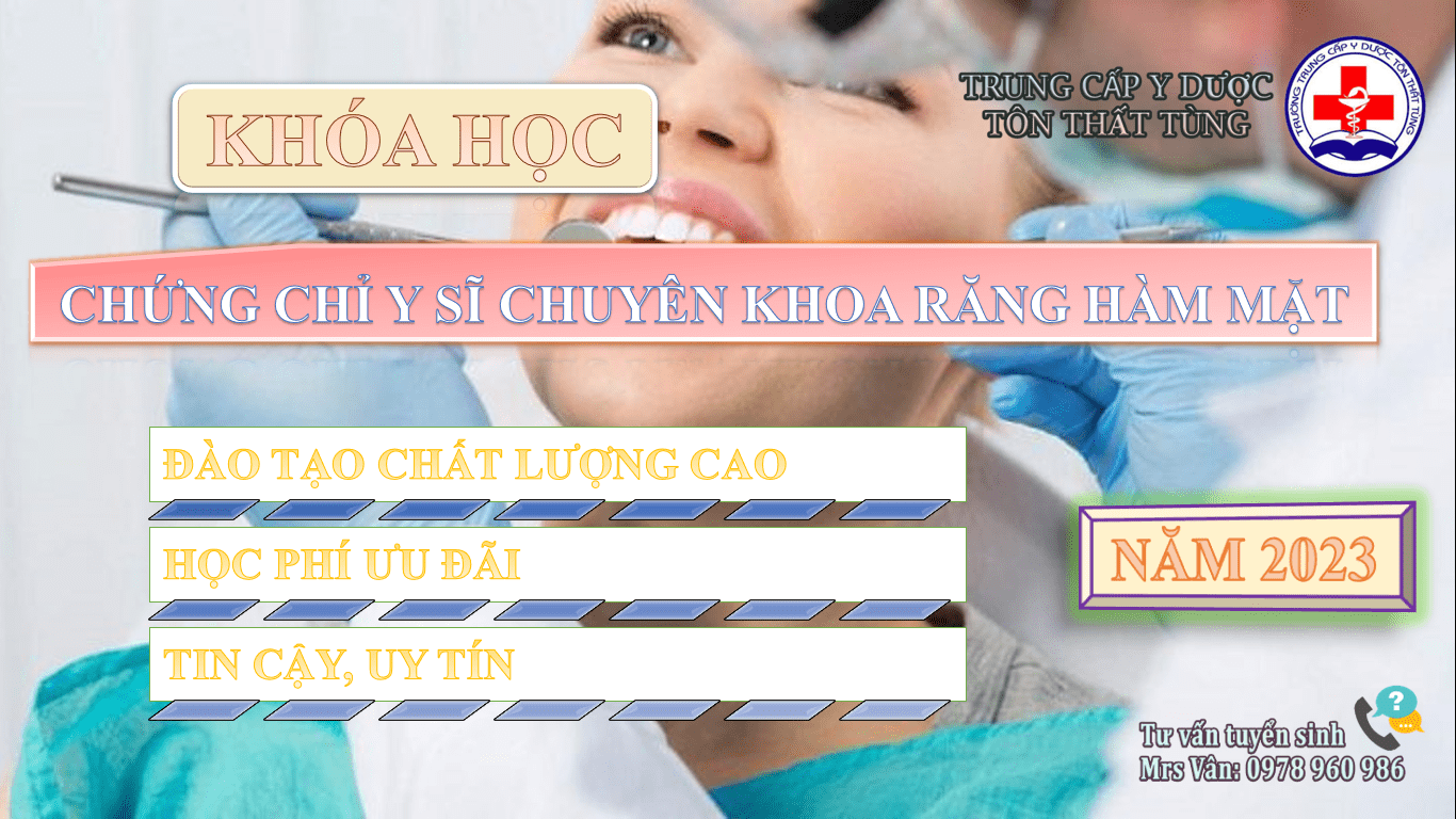 Khóa học chứng chỉ y sĩ chuyên khoa răng hàm mặt chất lượng cao tại Ninh Bình