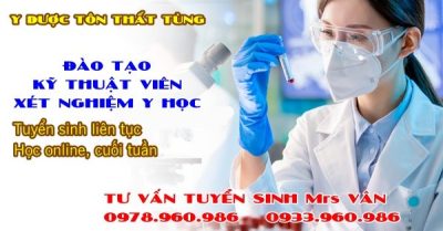 Kỹ thuật viên xét nghiệm 6 tháng học ở đâu uy tín