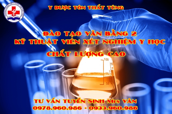 Kỹ thuật xét nghiệm y học hệ văn bằng 2 học ở đâu