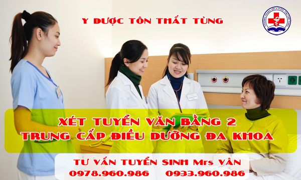 Xét tuyển văn bằng 2 Điều dưỡng đa khoa tại TPHCM