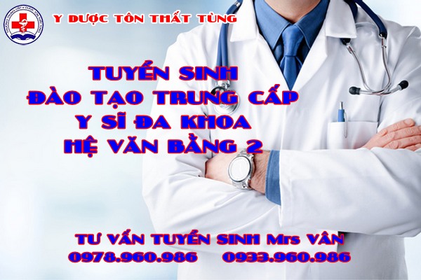 Đào tạo trung cấp y sĩ hệ văn bằng 2 ở đâu tại TPHCM