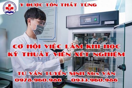 Học kỹ thuật viên xét nghiệm có dễ xin việc không