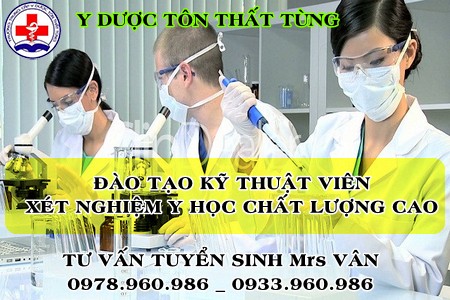 Các trường đào tạo kỹ thuật viên xét nghiệm