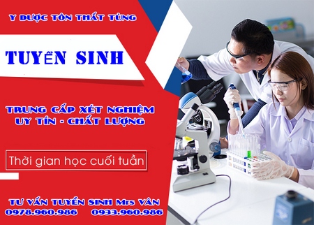 Địa chỉ đào tạo trung cấp xét nghiệm học thứ 7 và chủ nhật