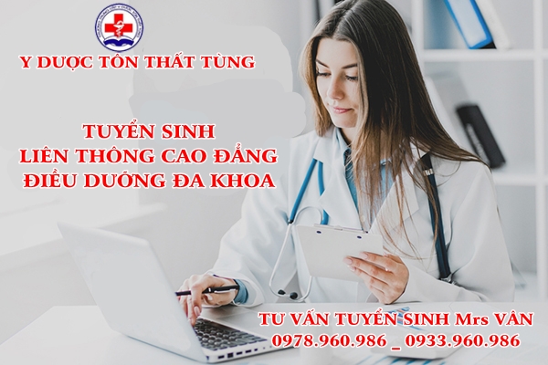 Liên thông cao đẳng điều dưỡng học thứ 7 chủ nhật