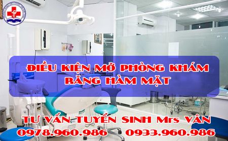 Điều kiện mở phòng khám răng hàm mặt