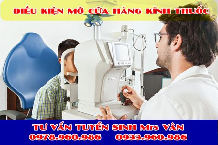 Thủ tục mở cửa hàng mắt kính hiện nay