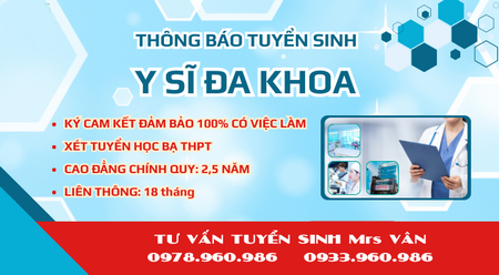 cao đẳng ngành y sĩ đa khoa