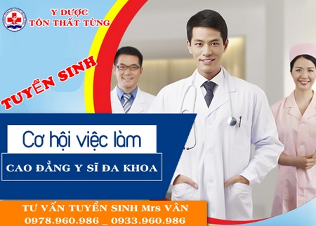 Khóa cao đẳng ngành y học thứ 7 chủ nhật