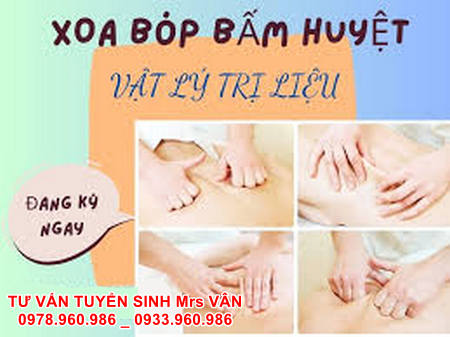 Các trường đào tạo chứng chỉ xoa bóp bấm huyệt vật lý trị liệu uy tín